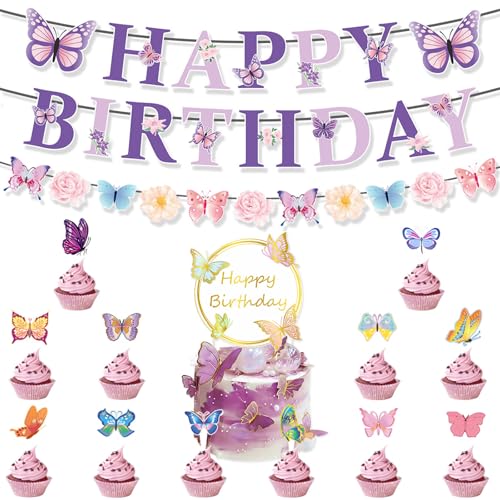 Butterfly Party Dekorationen Set Cupcake Toppers Dekorative Kuchenzubehör Papiertextur Für Festival Geeignet Butterfly Party Dekorationen Set Cupcake Toppers Dekorative Kuchenzubehör Papiertextur Für Festival Geeignet von DABAIXIONG