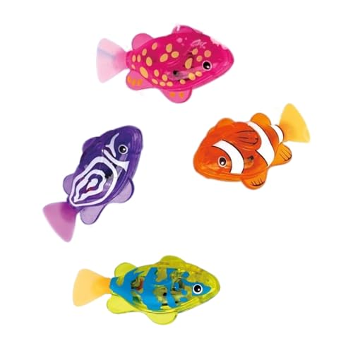 DABAIXIONG 4 Stücke Elektronisches Licht Up Fischspielzeug Wasser Aktiviertes Sensoren Technologie Für Kleinkindbadewanne Spaß Sicheres ABS Baby Bad Spielzeug DABAIXIONG 4 Stücke Elektronisches Licht Up Fischspielzeug Wasser Aktiviertes Sensoren Technologie Für Kleinkindbadewanne Spaß Sicheres ABS Baby Bad Spielzeug von DABAIXIONG