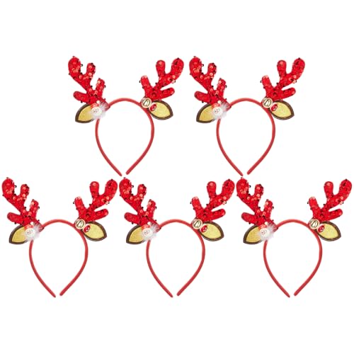 DABAIXIONG 5pcs Funkelnde Stirnband Für Weihnachtsfeier Glühend Haarband Festliches Kopfstück Stylisches Accessoire Für Familienversammlungen DABAIXIONG 5pcs Funkelnde Stirnband Für Weihnachtsfeier Glühend Haarband Festliches Kopfstück Stylisches Accessoire Für Familienversammlungen von DABAIXIONG
