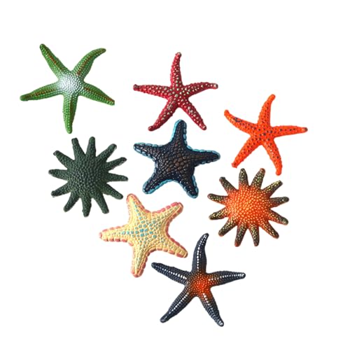 DABAIXIONG 8pcs Sea Animal Dive Toy Star Fish Figur Set Für Unterwasserpool Party Pädagogisches Werkzeug Strandspiel Aktivität Spielzeug Realistische Star Fischpool Accessoires von DABAIXIONG