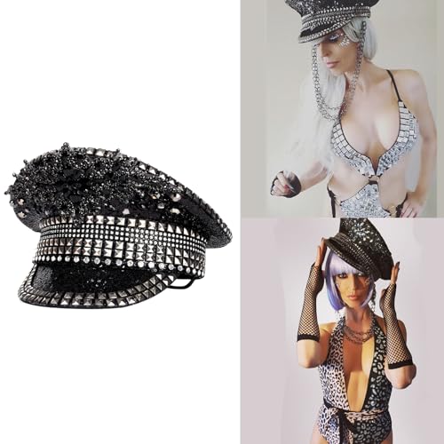 DABAIXIONG Bejeweled Crystal Captain Sailor Für Junggeselle Party Sergeant Vielseitig Für Club Bühnenbar DABAIXIONG Bejeweled Crystal Captain Sailor Für Junggeselle Party Sergeant Vielseitig Für Club Bühnenbar von DABAIXIONG