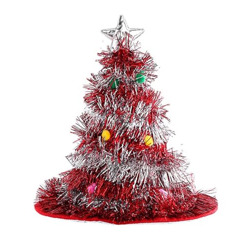 DABAIXIONG Cosplay Santa Holiday Weihnachtshut Für Erwachsene Unisex Tinsel Weihnachtsbaum Weihnachtsmütze Für Neujahr Erwachsene Teenager DABAIXIONG Cosplay Santa Holiday Weihnachtshut Für Erwachsene Unisex Tinsel Weihnachtsbaum Weihnachtsmütze Für Neujahr Erwachsene Teenager von DABAIXIONG