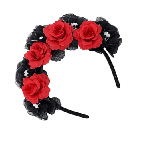DABAIXIONG Dias Des Los Muerto Kostüm Halloween Kosplay Cosplay Tag Deads Accessoire Zuckerschädel Stirnband Tag Deads Kostüm DABAIXIONG Dias Des Los Muerto Kostüm Halloween Kosplay Cosplay Tag Deads Accessoire Zuckerschädel Stirnband Tag Deads Kostüm von DABAIXIONG