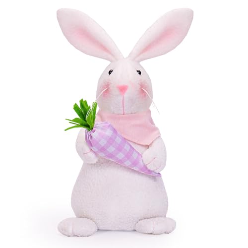 DABAIXIONG Easterbunny Hält Karotten/Eier Spring Dekorative Kaninchenpuppe Für Schulbüro Schlafsaal Desktop DABAIXIONG Easterbunny Hält Karotten/Eier Spring Dekorative Kaninchenpuppe Für Schulbüro Schlafsaal Desktop von DABAIXIONG