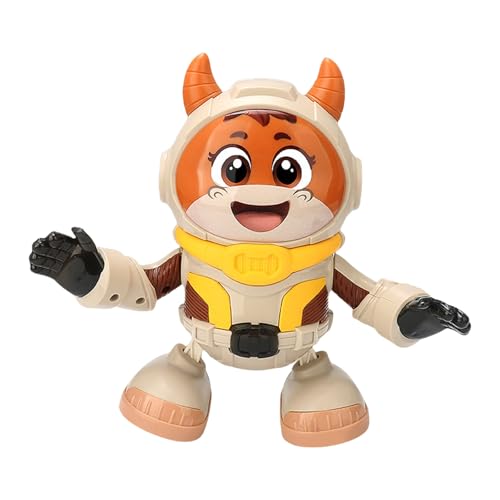 DABAIXIONG Elektrisches Tanzkalb Musical Toy Mit Blinkender Leichter Musik Cartoon Singt Baby Kleinkind Krabbeln Sensorisches Spielzeug Lernend DABAIXIONG Elektrisches Tanzkalb Musical Toy Mit Blinkender Leichter Musik Cartoon Singt Baby Kleinkind Krabbeln Sensorisches Spielzeug Lernend von DABAIXIONG