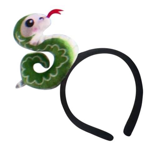 DABAIXIONG Feierlich Mit Grüner Schlange Stirnband Komfortable Kopfbedeckung Party Kopfbedeckungshaardekoration Für Neujahrsfeiern Family Geting Stirnband DABAIXIONG Feierlich Mit Grüner Schlange Stirnband Komfortable Kopfbedeckung Party Kopfbedeckungshaardekoration Für Neujahrsfeiern Family Geting Stirnband von DABAIXIONG