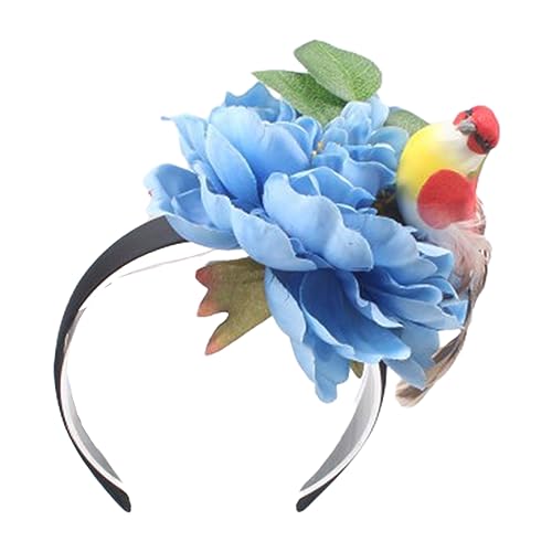 DABAIXIONG Hair Hoop Blumenstirnbänder Schöne Vogel Haare Haar Kinder Geburtstagsfeier Blumen Geburtstagsfeier Für Pedlar Teens Kopfbedeckung von DABAIXIONG