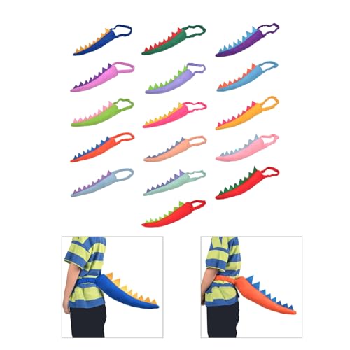 DABAIXIONG Kinder Halloween Dress Up Tail Kinder Dinosaurier Schwanzkostüm Für Jungen Mädchen Geburtstag Cosplay Party Rolle Spielen von DABAIXIONG
