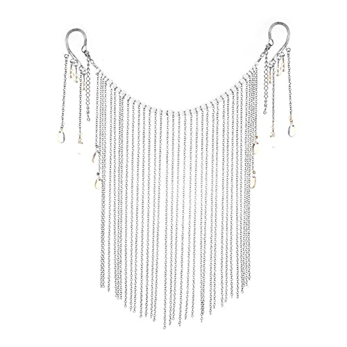 DABAIXIONG Luxuriöser Gesicht Schmuck Fairy Face Vorhang Quasten Maske Maskerade Weibliche Face Chain Cosplay Party Haarzubehör DABAIXIONG Luxuriöser Gesicht Schmuck Fairy Face Vorhang Quasten Maske Maskerade Weibliche Face Chain Cosplay Party Haarzubehör von DABAIXIONG
