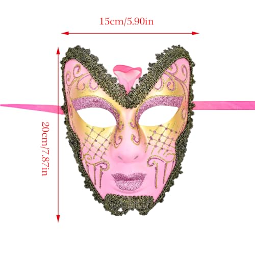 DABAIXIONG Maskerade Maske Vollgesichtsmaske Handgemalte Gesichtsmaske Masquerade Kostümgreifungszeit Für Frauen Männer Halloween Prom Partys DABAIXIONG Maskerade Maske Vollgesichtsmaske Handgemalte Gesichtsmaske Masquerade Kostümgreifungszeit Für Frauen Männer Halloween Prom Partys von DABAIXIONG