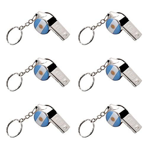 DABAIXIONG Metallschlüssel Fußball Fußball Schlüsselkette Pfeife Anhänger Metal Keychains Party GEUNDEN GESPEKT Für Jungen von DABAIXIONG