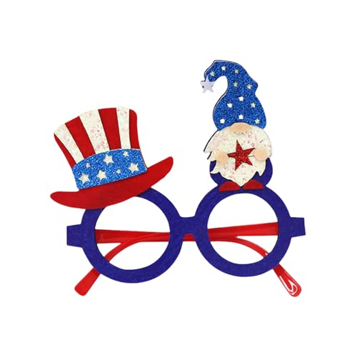 DABAIXIONG Patriotische Flagge Druckt Brille In Rotblau Und Weiß Für Den 4. Juli Party Und Family Gatherings Party Accessoires DABAIXIONG Patriotische Flagge Druckt Brille In Rotblau Und Weiß Für Den 4. Juli Party Und Family Gatherings Party Accessoires von DABAIXIONG
