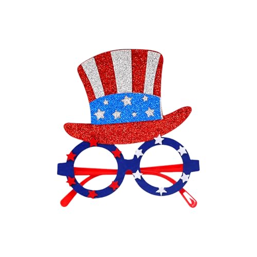 DABAIXIONG Patriotische Flagge Druckt Brille In Rotblau Und Weiß Für Den 4. Juli Party Und Family Gatherings Party Accessoires DABAIXIONG Patriotische Flagge Druckt Brille In Rotblau Und Weiß Für Den 4. Juli Party Und Family Gatherings Party Accessoires von DABAIXIONG