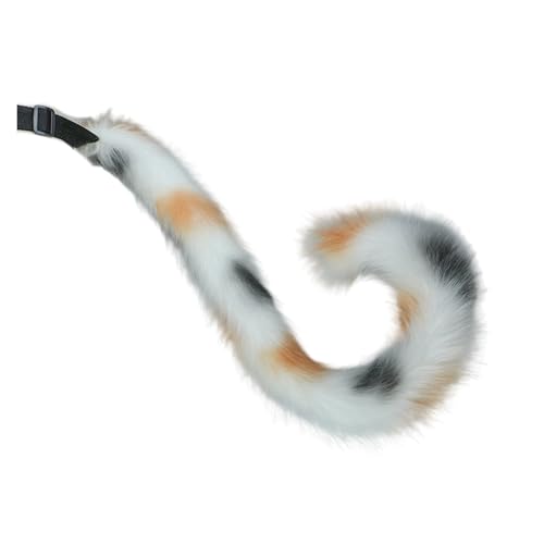 DABAIXIONG Plüschkatzen Ohren Stirnbänder Für Kostüm Halloween Festivals Roleplay Tail Anime Haarband Kostümfeiern Accessoires von DABAIXIONG