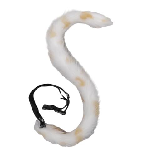 DABAIXIONG Plüschkatzen Ohren Stirnbänder Für Kostüm Halloween Festivals Roleplay Tail Anime Haarband Kostümfeiern Accessoires von DABAIXIONG