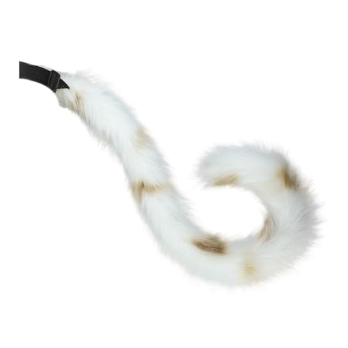 DABAIXIONG Plüschkatzen Ohren Stirnbänder Für Kostüm Halloween Festivals Roleplay Tail Anime Haarband Kostümfeiern Accessoires von DABAIXIONG