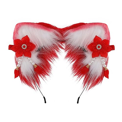 DABAIXIONG Punkfüchse Ohrform Stirnband Mit Bowknot Decors Haop Hoop Erwachsener Cosplay Live Broadcast Party Kopfbedeckung DABAIXIONG Punkfüchse Ohrform Stirnband Mit Bowknot Decors Haop Hoop Erwachsener Cosplay Live Broadcast Party Kopfbedeckung von DABAIXIONG