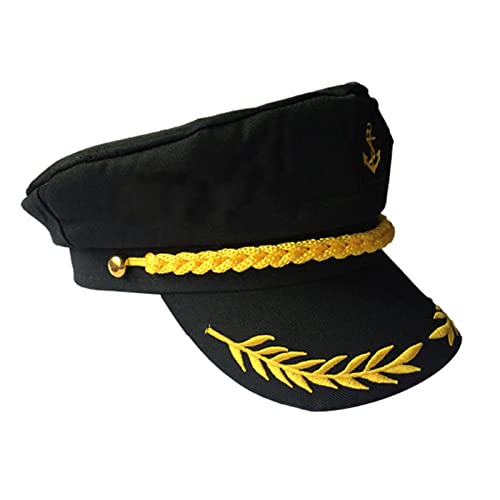 DABAIXIONG Sailor Hat Sailor Captain Kostüm Sailor Men Yacht Captain Hat Navy Marine Lustige Party Hüte Kostümzubehör Accessoires DABAIXIONG Sailor Hat Sailor Captain Kostüm Sailor Men Yacht Captain Hat Navy Marine Lustige Party Hüte Kostümzubehör Accessoires von DABAIXIONG