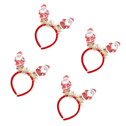 DABAIXIONG Santa/Snowman/Hirsch Kopfbedeckung Elastischer Handgefertigtes Stirnband Plastik Weihnachtsbaumdekoration Für Urlaubsereignisse Weihnachtsbaumdekoration Stirnbänder DABAIXIONG Santa/Snowman/Hirsch Kopfbedeckung Elastischer Handgefertigtes Stirnband Plastik Weihnachtsbaumdekoration Für Urlaubsereignisse Weihnachtsbaumdekoration Stirnbänder von DABAIXIONG