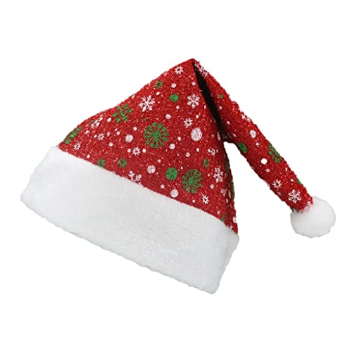 DABAIXIONG Santa Weihnachtsfeiertagshut Mit Weißem Plüsch Komfort Weihnachtshut Für Neujahr DABAIXIONG Santa Weihnachtsfeiertagshut Mit Weißem Plüsch Komfort Weihnachtshut Für Neujahr von DABAIXIONG