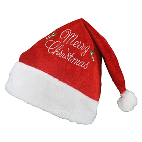 DABAIXIONG Santa Weihnachtsfeiertagshut Mit Weißem Plüsch Komfort Weihnachtshut Für Neujahr DABAIXIONG Santa Weihnachtsfeiertagshut Mit Weißem Plüsch Komfort Weihnachtshut Für Neujahr von DABAIXIONG