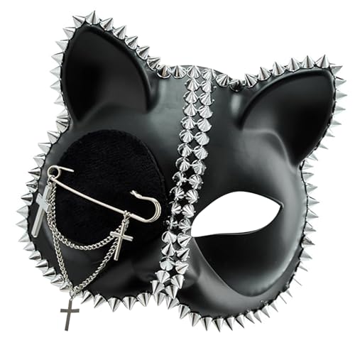 DABAIXIONG Spitzenfüchse Katzen Gesichtsmaske Mit Quasten Maskeraden Halb Masque Eyemask Für Halloween Carnivals Cosplay Party Halb Eyemask DABAIXIONG Spitzenfüchse Katzen Gesichtsmaske Mit Quasten Maskeraden Halb Masque Eyemask Für Halloween Carnivals Cosplay Party Halb Eyemask von DABAIXIONG