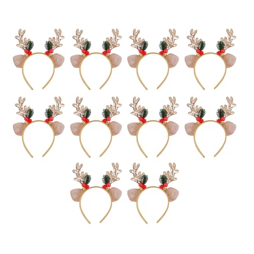 DABAIXIONG Verstellbare Funkelnde Rentiergeweihs Stirnbänder Schöne Kinder Und Erwachsene Weihnachtsfeier Rentiere Antler Stirnbänder DABAIXIONG Verstellbare Funkelnde Rentiergeweihs Stirnbänder Schöne Kinder Und Erwachsene Weihnachtsfeier Rentiere Antler Stirnbänder von DABAIXIONG