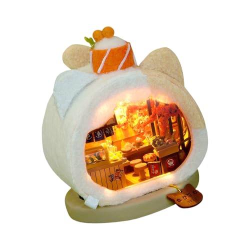 Mach Dir Selbst Sushi Restaurant Dollhouses LED Light Up Sushi Shop Fun Crafting Model 3D Shop Mach Dir Selbst Sushi Restaurant Dollhouses LED Light Up Sushi Shop Fun Crafting Model 3D Shop von DABAIXIONG