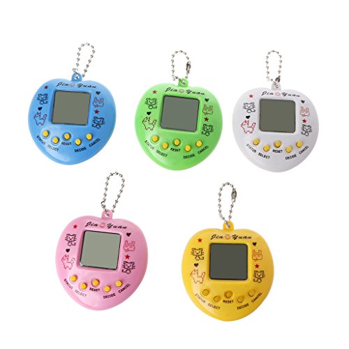 Retro Handheld Game Machine Electronic Nostalgic Virtual Digital Pet Mit Keychain Spielschlüssel Für Kinder von DABAIXIONG