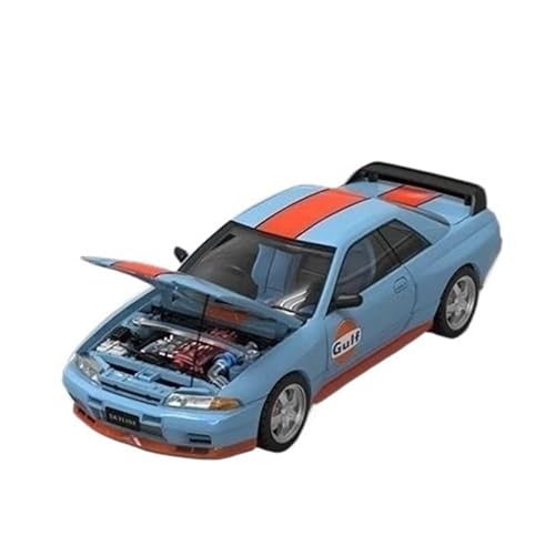 1/64 Für GTR R34 Modellauto Mit Offenem Deckel Für Sammeln Und Ausstellen (Color : C, Size : No Box) von DADYA