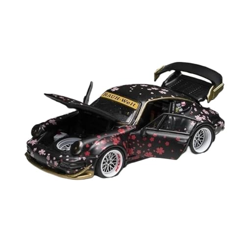 DADYA 1/64 Für RWB 964 Aventador Black Sakura Color Diecast Vollständig Geöffnetes Modellauto Im Geschenkmaßstab Der Sammlung (Color : A, Size : No Box) von DADYA