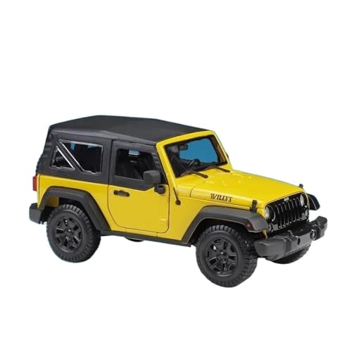 DADYA 1:18 Für Jeep Wrangler Legierung Modellauto Statische Metall Modellfahrzeuge Für Sammlerstücke Geschenk (Color : B, Size : with Box) von DADYA