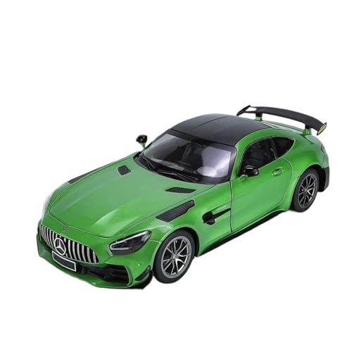 DADYA 1:18 Für Mercedes-Benz GTR Legierung Druckguss Spielzeugauto Modell Sound Und Licht Spielzeug Sammlerstücke Geburtstagsgeschenk (Color : Green, Size : No Box) von DADYA