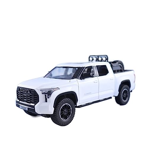 DADYA 1:24 Für Tundra Pickup Geländewagen Diecast Metall Legierung Modell Auto Sound Licht Zurückziehen Sammlung Spielzeug Geschenke (Color : C, Size : No Box) von DADYA