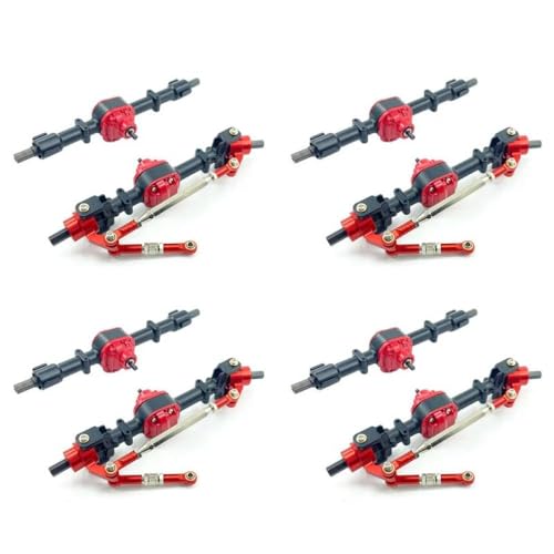 4X RC Car Front Heck komplett Achse Upgrade -Teile kompatibel mit MN D91 D96 D99S MN90 MN96 MN99 MN99S 1 12 Sale RC Cars Black Flash Sale von DAFSXZQR