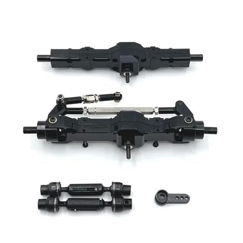 DAFSXZQR 1/10 C74 1/16 C14 C24 C34 C54 B14 B24 RC -Metallachse und Antriebswelle Servo Arm Setupgrade -Teile, die mit 1/10 und 1/16 RC -Fahrzeugen kompatibel sind(Black) von DAFSXZQR