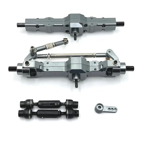 DAFSXZQR 1/10 C74 1/16 C14 C24 C34 C54 B14 B24 RC -Metallachse und Antriebswelle Servo Arm Setupgrade -Teile, die mit 1/10 und 1/16 RC -Fahrzeugen kompatibel sind(Titanium Color) von DAFSXZQR