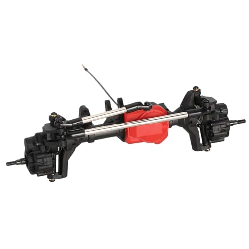 DAFSXZQR 1/10 Metall-Metall-RC-Portal-Achsen vorne und Hinterachse mit T-Lock-Differential-kompatibel mit RC-Crawler-Teilen(Front Axle) von DAFSXZQR