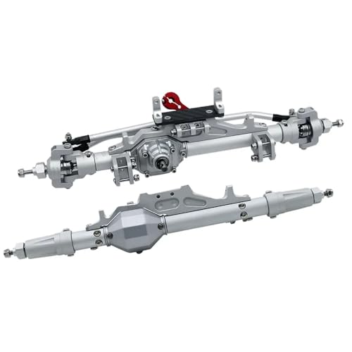 DAFSXZQR 1/10 Skala RC Crawler -Aluminium -Hinterachse mit Spurstange und Servohalterung, die mit Wraith 90018 RR10 und 1,9 UTB -Modellen kompatibel ist(SR Front Rear Axle) von DAFSXZQR