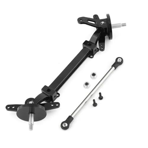 DAFSXZQR 1/14 RC -Autometallmetall -Lenkungsbindungsstabbaugruppe mit verschiedenen Modellen Keine Servolenkung(Black B) von DAFSXZQR