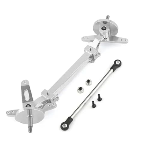DAFSXZQR 1/14 RC -Autometallmetall -Lenkungsbindungsstabbaugruppe mit verschiedenen Modellen Keine Servolenkung(Silver B) von DAFSXZQR