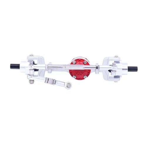 DAFSXZQR 1/16 RC -Auto -Metall -Zahnrad -Achsen -Achsen -Heck -Achse -Upgrade -Teile mit C14 C24 C34 C44 B14 B24 Modelle 4WD 6WD -Fahrzeuge(Silver Front Axle) von DAFSXZQR