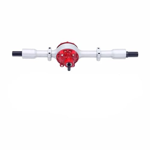 DAFSXZQR 1/16 RC -Auto -Metall -Zahnrad -Achsen -Achsen -Heck -Achse -Upgrade -Teile mit C14 C24 C34 C44 B14 B24 Modelle 4WD 6WD -Fahrzeuge(Silver Rear Axle) von DAFSXZQR