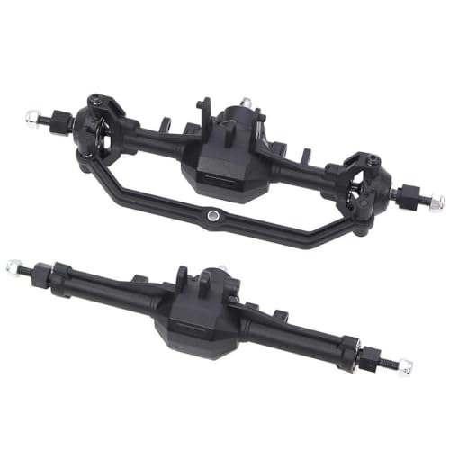 DAFSXZQR 1/18 RC Crawler Plastik -Vorder -Hinterachse mit Servo -Mount -Upgrade -Teilen Austausch kompatibel mit verschiedenen Modellen von 1/18 Skala(Front Rear Axle Set) von DAFSXZQR