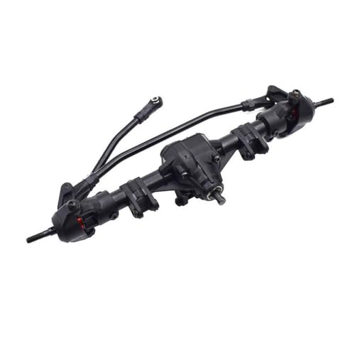 DAFSXZQR 1 10 Skala RC Crawler vorne hinten gerade Achse -Upgrade -Teile mit 90046 90047 Modellen kompatibel(Front) von DAFSXZQR
