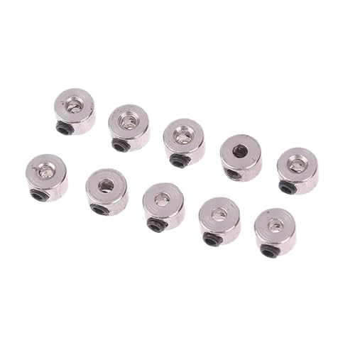 DAFSXZQR 10 -pcs -Radkragen Lockerschafts Achs -Buchsenstopper für RC -Modelle, die mit dem Innendurchmesser mit dem Fahrwerk in Innendurchmesser kompatibel sind, 3,1 mm 4,1 mm 5,1 mm(A) von DAFSXZQR