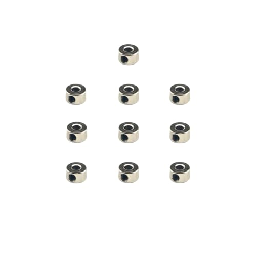DAFSXZQR 10 -pcs -Radkragen Lockerwelle Achs Achse Stahlbuchsenfahrwerkstopper kompatibel mit RC -Flugzeugmodellen Innendurchmesser 1,6 2,1 2,6 3.1 3.6 4.1 5,1 mm(2.6x7xH4mm) von DAFSXZQR