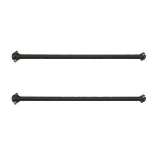 DAFSXZQR 2 PCs Set #45 Stahl 139,5 mm Antriebswellenhundbone kompatibel mit 1-7- und 1-8-Serie-Autos Upgrade-Teile für RC-Fahrzeug-Hopups(Black) von DAFSXZQR