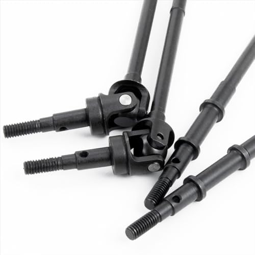 DAFSXZQR 2pcs Stahl Metallachse -Antriebswelle kompatibel mit 1 10 RC Crawler Car AR44 Achs Upgrade -Teile II 90046 Modell von DAFSXZQR