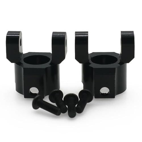 DAFSXZQR 2pcs vordere C -Hub -Trägerachse -Gehäuse End -Set kompatibel mit 1 10 -Skala RC Crawler -Modellen Pass(Black) von DAFSXZQR